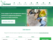 Tablet Screenshot of orchardrecruitment.co.uk